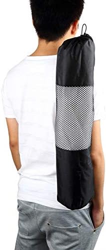 N / A Onemochila Yoga Spor Çantaları Demokratik Taşınabilir Yoga Mat Çantası Polyester Naylon Örgü Siyah Sırt Çantası Sağlık
