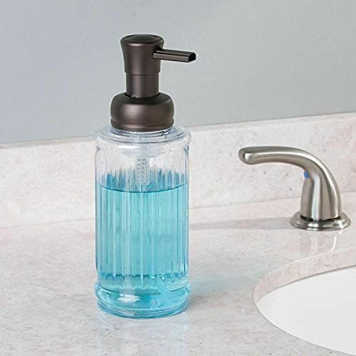 Yuvarlak Doldurulabilir Köpük El Sabunluk Pompası, 2 Paket - Açık / Bronz Banyo Aksesuarları Sabunluk Duş Organizatör Sabunluk