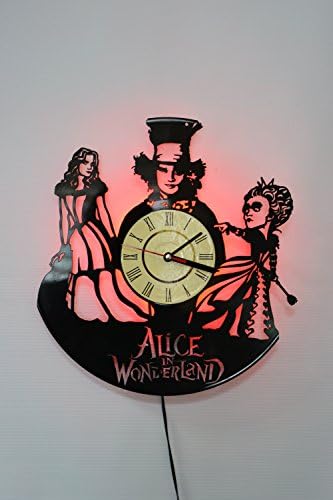 Alice'in Harikalar Diyarındaki Maceraları Orijinal Tasarım Gece Lambası, Duvar Lambaları, Duvar Lambası, Alice'in Harikalar Diyarındaki