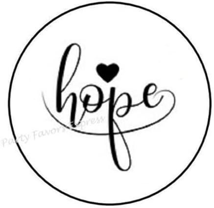 48 Pcs 1.2 İnç Umut Çıkartmalar-Umut Çıkartmalar Etiketler-Umut Çıkartmalar için Zarf Mühürler Etiketler-D AA61RK