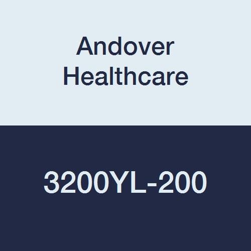Andover Healthcare 3200YL-200 Coflex Non-Woven Yapışkan Kendinden Yapışkanlı Sargı, 15 'Uzunluk, 2 Genişlik, Sarı, Lateks Dökme