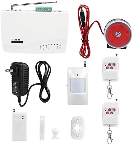 Kadimendium Alarm Dedektörü, Kullanımı kolay Hırsız GSM Alarm Pratik Çift PIR Hırsız Alarm Dedektörü Ev Kullanımı için Dayanıklı
