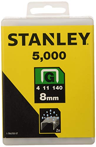 Stanley 1-TRA706-5T Tip G Zımba (5000 adet), Gümüş