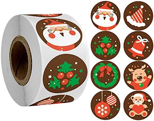 Lzjbs Merry Christmas El Yapımı Etiket Paketi Teşekkür Ederim Etiket Sızdırmazlık Çıkartmalar Parti Şenlikli Dekor Supplilies