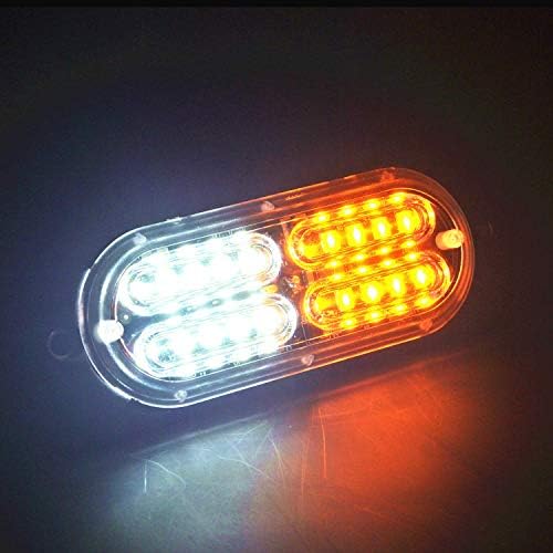 12-24 V 20-LED Süper Parlak Acil Uyarı Dikkat Tehlike Inşaat Su Geçirmez Amber çakarlı lamba Bar ile 16 Farklı Yanıp Sönen için