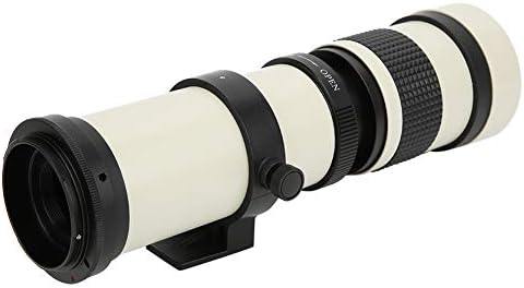 ZRQYHN Beyaz 420‑800mm Diyafram F/8.3‑16 Tam Manuel Odaklama Teleskop Zoom Telefoto Lens, Canon Ef-s Dağı Kamera için