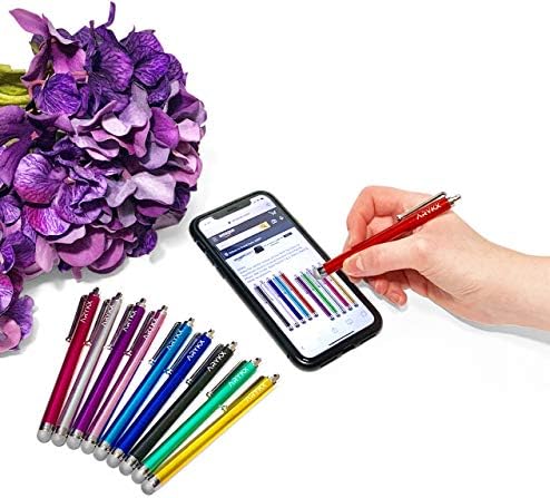 Stylus Kalem, ARYKX 10 Paketi Fiber Örgü Ucu Stylus Dokunmatik Cihazlar için Evrensel Hassas Stylus Kalem için iPhone, iPad,