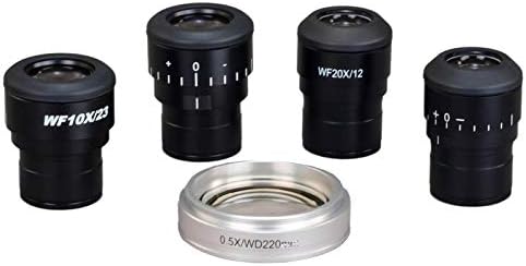 OMAX 3X-100X Binoküler Zoom Stereo Mikroskop Vücut + 0.5 X Barlow Lens
