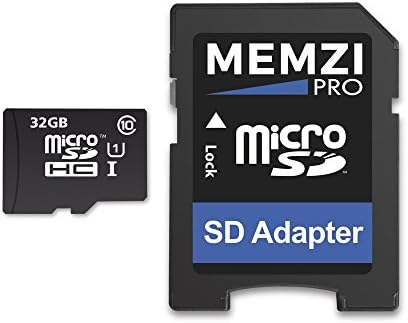 MEMZİ PRO 32 GB Sınıf 10 90 MB/s Micro SDHC Hafıza Kartı SD Adaptörü ile Motorola Moto E, X veya Z Serisi Cep Telefonları