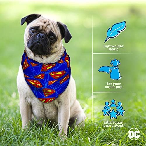 Evcil Hayvanlar için DC Comics Köpek Bandanaları-Köpek Aksesuarları, Köpekler için Bandanalar-Köpek Atkı, Evcil Hayvanlar için
