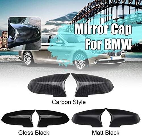 CHENTAOYAN Dış Aynalar 1 Çift Ayna Kapakları Yan dikiz aynası Kapağı Kap BMW 5 6 7 Serisi F10 F18 F11 F06 F07 F12 F13 F01 2014