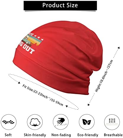 Karavan Rv Kamp Camper Nefret Kırmızı Yetişkinler Hedging Bere Şapka Sıcak Açık Kafatası Kemo İzle Şapka