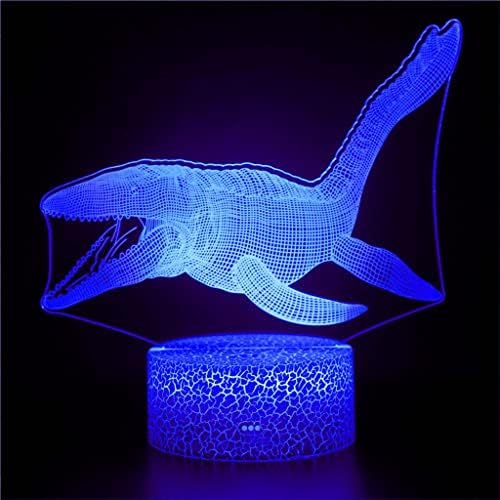 hyxydzq 3D Illusion Lamba, LED Gece Lambası, Dimmer, dokunmatik ve Uzaktan Kumanda, 7 Renk Kademeli Değişim Dokunmatik Anahtarı