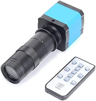 XuuSHA El Dijital Mikroskop Aksesuarları 14MP Mikroskop Kamera Video Mikroskop ile 100X C-Mount Lens Mikroskop Aksesuarları (Renk: