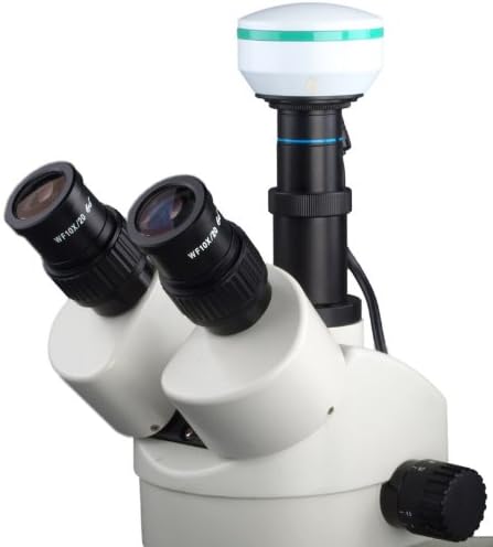 OMAX 3.5 X-90X Dijital Zoom Eklemli kol Trinoküler Stereo mikroskop ile 2.0 MP USB kamera ve 54 LED halka ışık