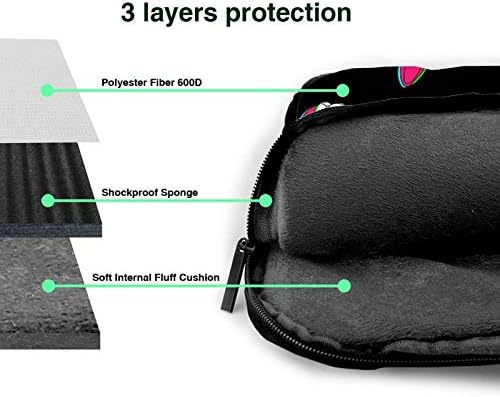 zsst Dizüstü bilgisayar için laptop kol çantası Koruyucu Kılıf Kapak ile Cep Boston Terrier Yüz Komik Kafa Taşıma Koruyucu Çanta