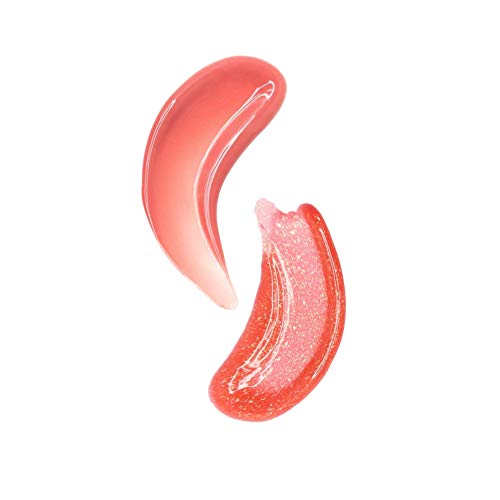 Bettylook tarafından doğal dudak parlatıcısı / dudak parlatıcısı seti ŞEFTALİ DUO / Parlak Renk | Doğal Malzemeler | %90 Organik