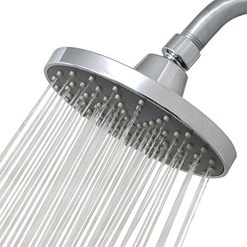 6 Duş Başlığı Yüksek Basınçlı Yağmur Lüks Modern Krom Görünüm Kolay Aracı Ücretsiz Kurulum Banyo Duş Başlıkları İçin Mükemmel