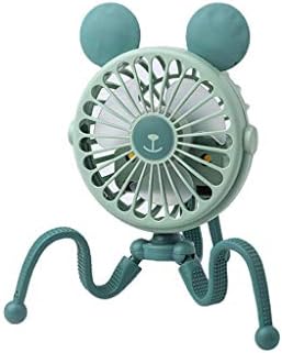 ♦ Mini Arabası Fan ile ışık Kişisel Taşınabilir Bebek Fan ile esnek Tripod Mini Sevimli Fan için Bebek, yatak odası, bebek odası