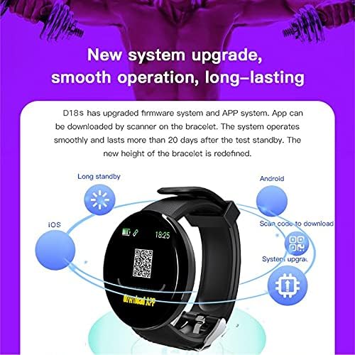 çocuklar için hhscute akıllı saat, su Geçirmez İzle 1.44 inç Ekran Spor Mesaj Hatırlatma Uyku Tracker iOS Telefonlar için (Siyah)