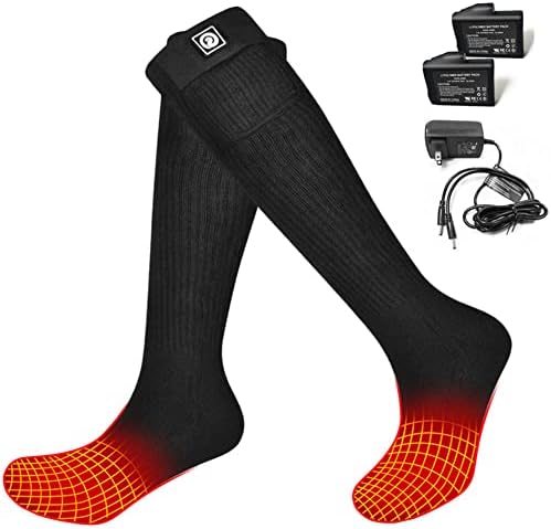 KURTARICI ısı ısıtmalı çorap erkekler ve kadınlar için, şarj edilebilir elektrikli ısıtmalı çorap, kış ayak ısıtıcıları açık