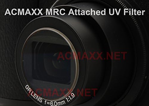 Canon PowerShot S3 ıs / S5 ıs Kamera için ACMAXX Çok Kaplamalı Lens Zırh UV Filtresi