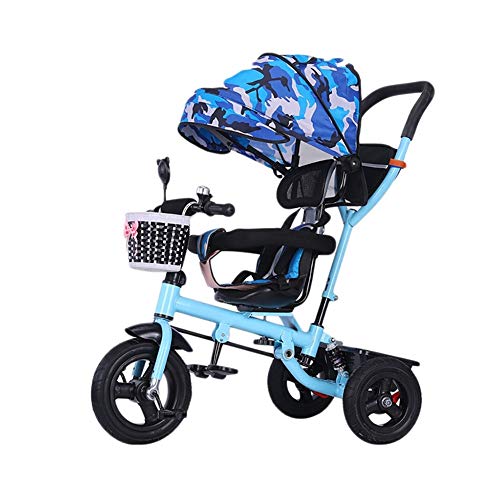 itme Kolu ile çocuk Üç Tekerlekli Bisiklet Bisiklet Arabası Bisiklet Oyuncak Araba Katlanır Erkek Kız Uygun Bebek Arabası Bebek