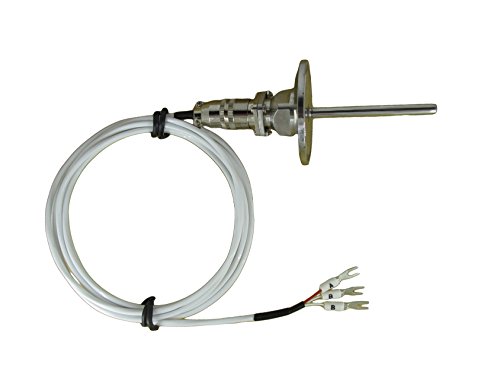 Tri-kelepçe Su Geçirmez RTD PT100 Sıcaklık Sensörleri ile Telfon Kablo & Ayrılabilir Bağlayıcı