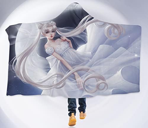 AJ YARATICILIK EV 3D Sailor Moon 091 için Kapüşonlu Battaniye Kapüşonlu Battaniye Pelerin Japonya Anime Japon Cosplay Oyunu ABD