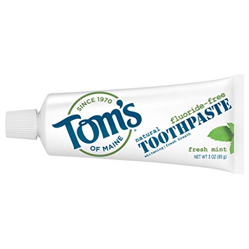 Tom's of Maine Seyahat Boyu Florür İçermeyen Taze Nane Diş Macunu, 3 oz. (Ambalaj Değişebilir)