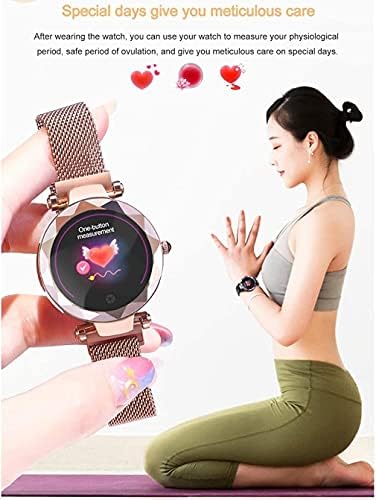 Kadınlar için Akıllı Saatler, 1.04 Tam Dokunmatik Ekran, IP67 Su Geçirmez, Kalp Hızı Uyku Monitörlü Saat, Android ve iOS Telefonlar