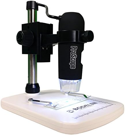 Bodelin Technologies ProScope EDU Standlı 5MP Dijital Mikroskop, 10-300x Büyütme, 10-300mm Manuel Odaklama Aralığı, 1280x960