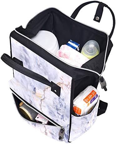 Gri ışık mermer taş doku bebek bezi çantası omuz sırt çantası değişen çanta
