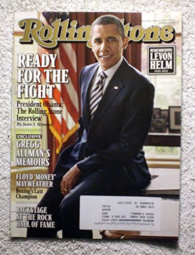 Başkan Barack Obama-Rolling Stone Dergisi- 1156-10 Mayıs 2012 - Gregg Allman'ın Anıları, Levon Helm'in Ölümü, Floyd Mayweather
