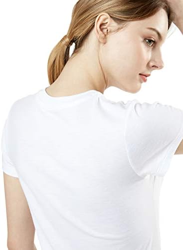 TSLA 1 veya 2 Paket kadın Egzersiz Gömlek, Kuru Fit Esneklik Kısa Kollu Gömlek, aktif Spor Koşu Egzersiz Salonu Tee Gömlek