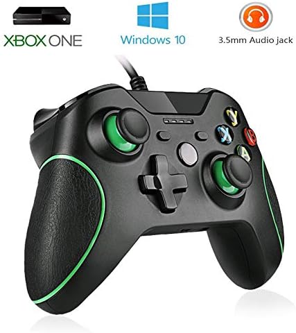 Xbox one için kablolu Denetleyici, kablolu Xbox one Oyun Denetleyicisi USB Gamepad için Xbox One PC Windows 7/8/10 ile 3.5 mm