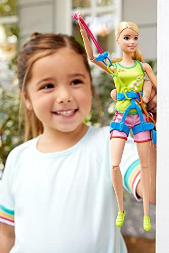 Barbie Olimpiyat Oyunları Tokyo 2020 Spor Tırmanıcı Bebek Üniforma, Tokyo 2020 Ceket, Madalya, Koşum Takımı, Ağırlık ve Tırmanma