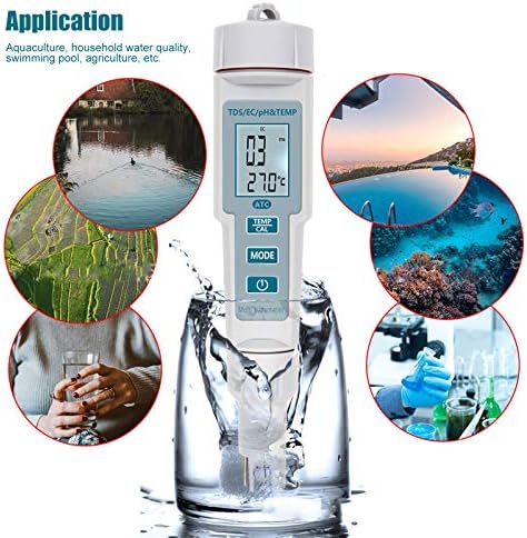 URRNDD Su Kalitesi Test Cihazı, Su Kalitesi Test Kalemi, Ev Su Kalitesi Yetiştiriciliği için