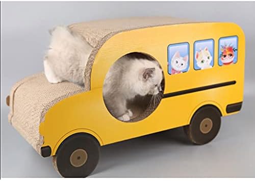 FEGOCLT Pet Oyuncaklar Son Pet Kediler Oyuncak Araba Scratch Kurulu Çöp ve Sert Aşınma Pençe Oluklu