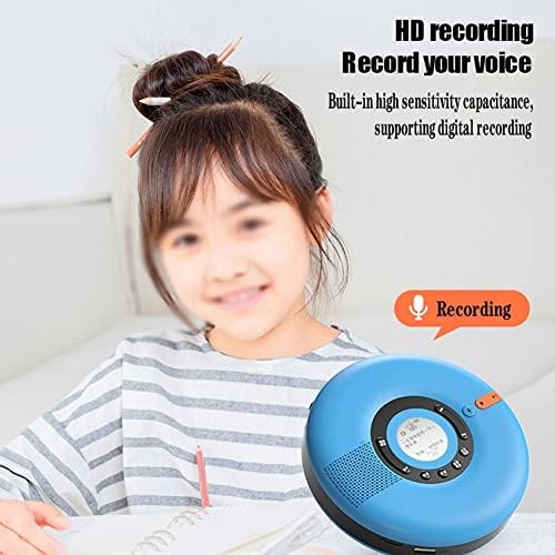 MERSHAO CD Çalar Taşınabilir Cd Çalar-Bluetooth ile Dahili HiFi Hoparlörler, Ev Ses FM Radyo USB MP3 Kulaklık Jakı Giriş/Çıkış