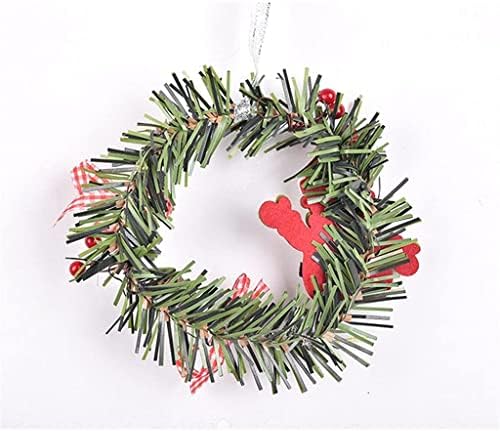 MYSGYH YANGPİNG - 4Pcs Noel Ağacı Dekorasyon Çelenkler Noel Kolye Asılı Süsleme yapay çiçekler Ev için (Renk : Bir, Boyutu :