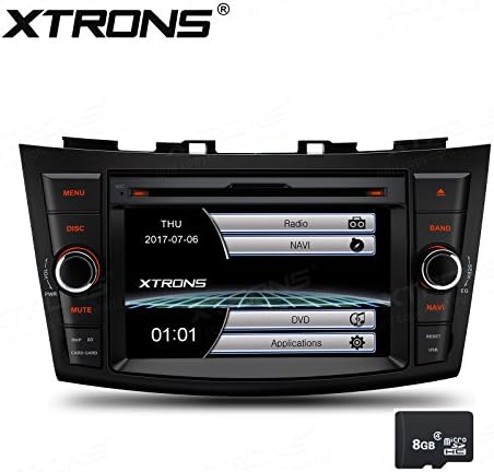 XTRONS 7 İnç HD Dijital Dokunmatik Ekran Araba Stereo ın-Dash DVD Oynatıcı ile GPS CANbus Ekran Yansıtma için Suzuki Swift Ertiga