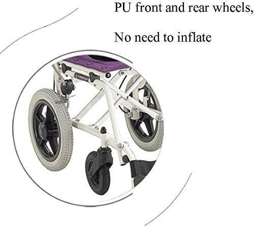 KXA Tekerlekli Sandalyeler Hafif Tekerlekli Sandalye Sürüş Tıbbi Yetişkin Tıbbi Malzemeler, alüminyum Alaşım Katlanır Taşınabilir