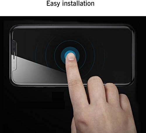 Homemo gizlilik Ekran Koruyucu için Uyumlu iPhone 12 Mini 2020 5.4 İnç 2 Paketi Anti Casus Temperli Cam 2.5 D Kenar Anti Scratch