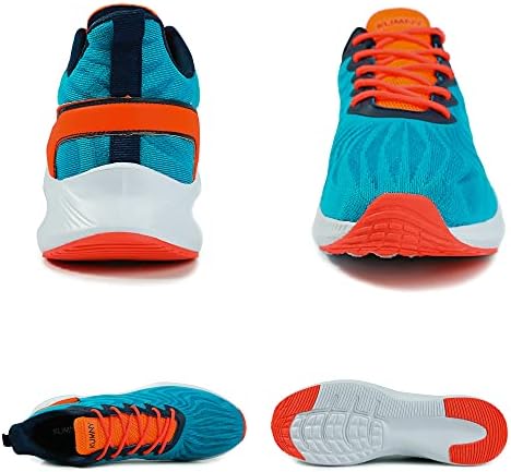 KUMNY Erkek Yürüyüş koşu ayakkabıları-Hafif Nefes Örgü Atletik Rahat Tenis Sneakers