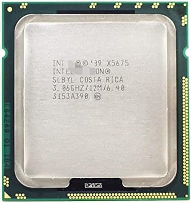 WUYİN Altı Çekirdekli X5675 SLBYL 3.07 GHz 12 MB 6.40 GT / s Soket LGA1366 CPU İŞLEMCİ İşlemciler