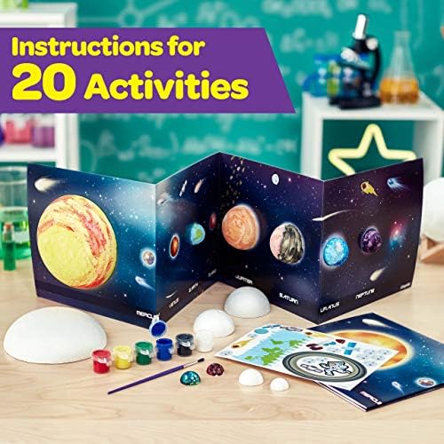 Crayola Güneş Sistemi Bilim Kiti, Eğitici Oyuncak, Çocuklar için Hediye, 8, 9, 10, 11 Yaş