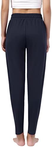 GloryStar Yoga Pantolon ile Kadınlar için Cepler Sweatpants İpli Yüksek Elastik Bel Rahat Gevşek Fit Pantolon