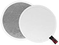 Photoflex Lıtedısc 52 Dairesel Katlanabilir Disk Reflektör, Beyaz / Gümüş