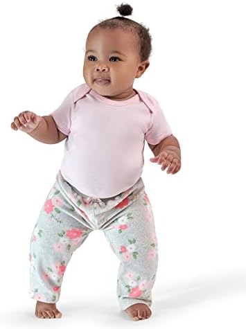 Gerber Kız Bebek 4'lü Mikrofleece Pantolon